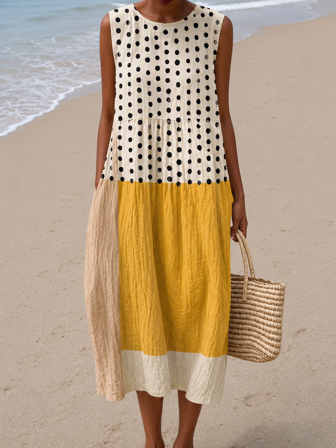 Robe d'Été Sans Manches