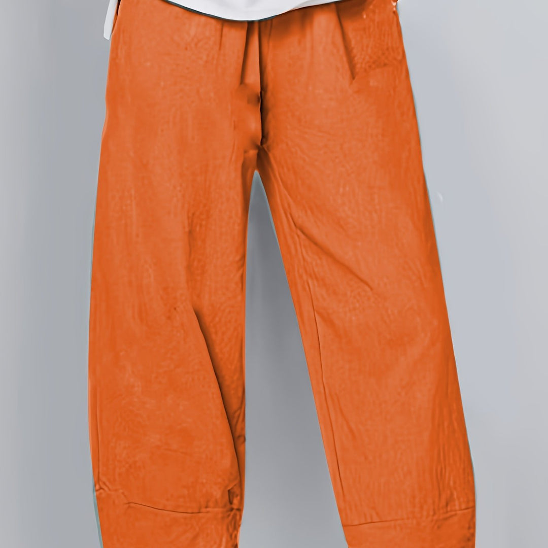 Glenda – Asymmetric Crop Pants