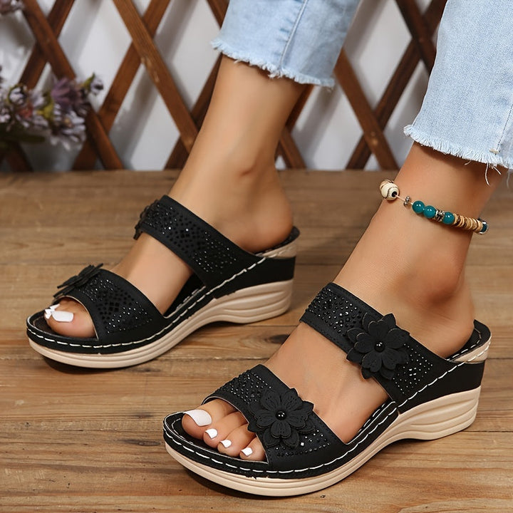 Sandales Confort Compensées Rosalie