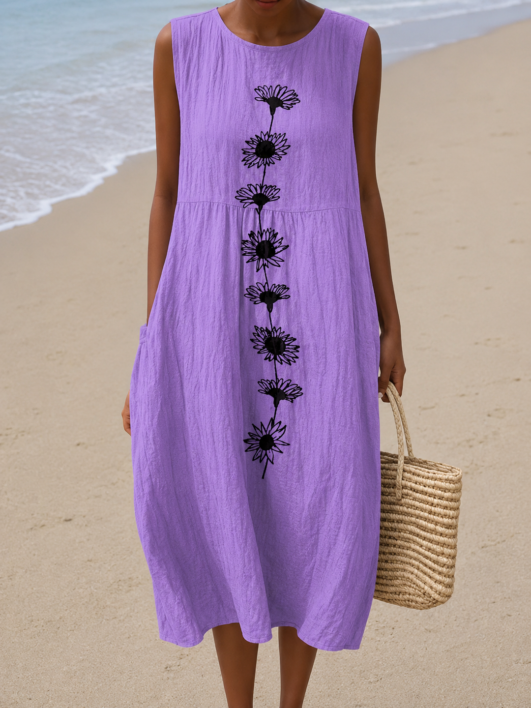 Robe d'Été Sans Manches