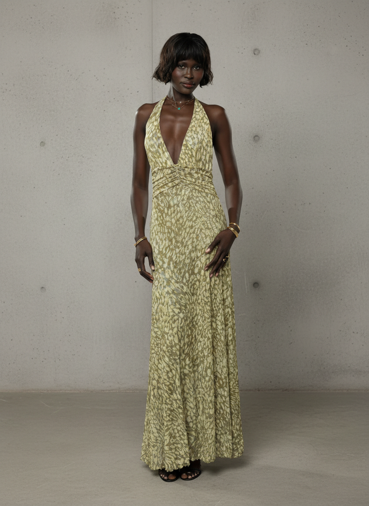 Chelsea | Maxi dress with bow on the back