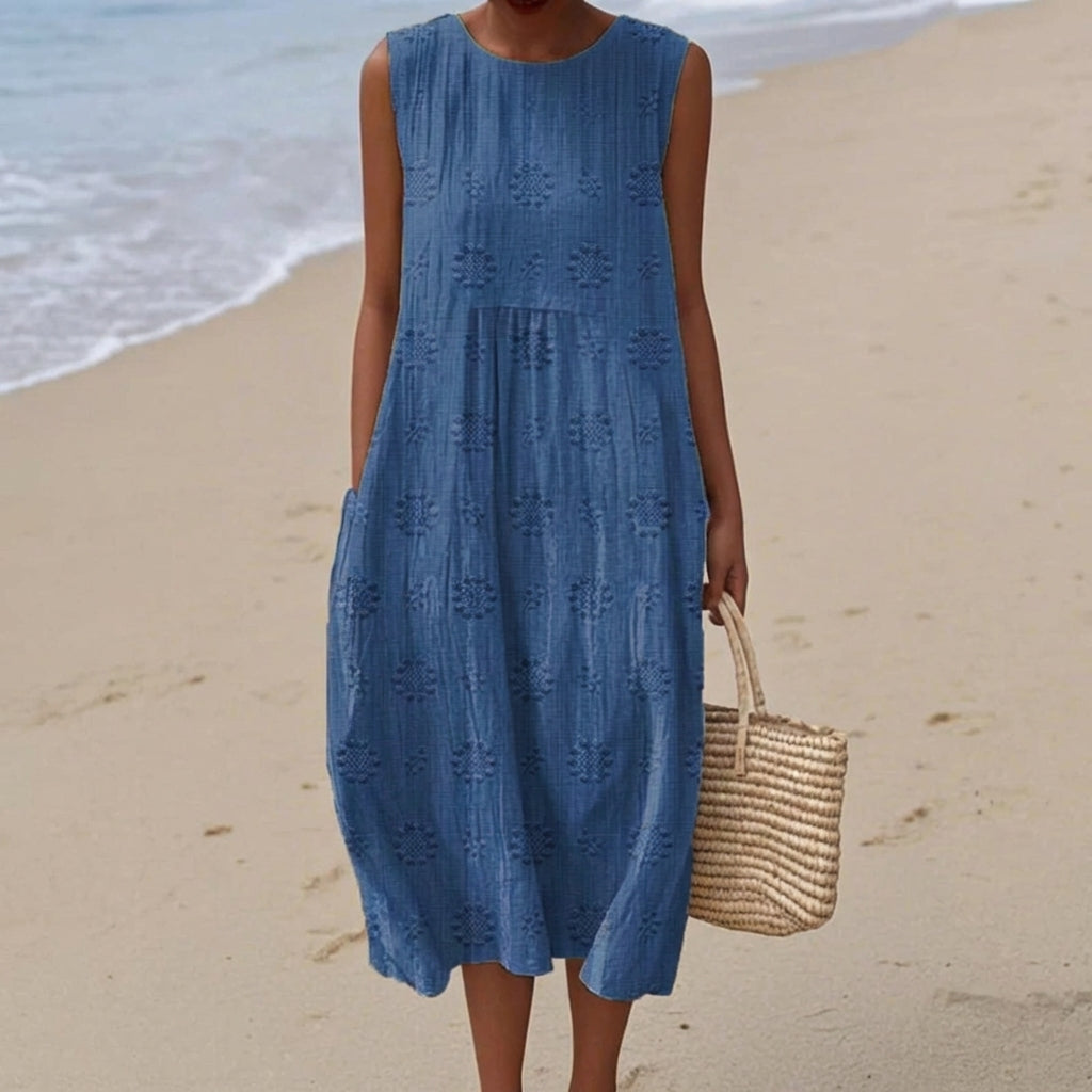 Audrey | Patterned Midi Dress