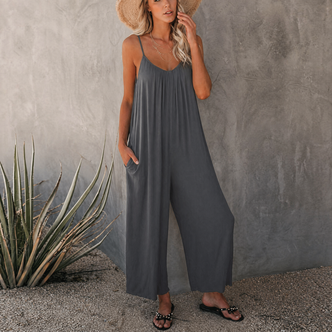Rio™ | Elegant Flowy Jumpsuit with Pockets