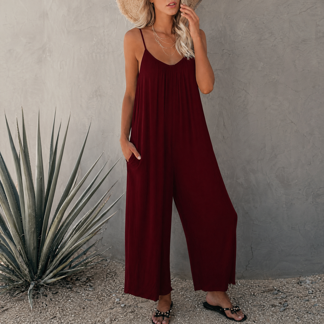 Rio™ | Elegant Flowy Jumpsuit with Pockets