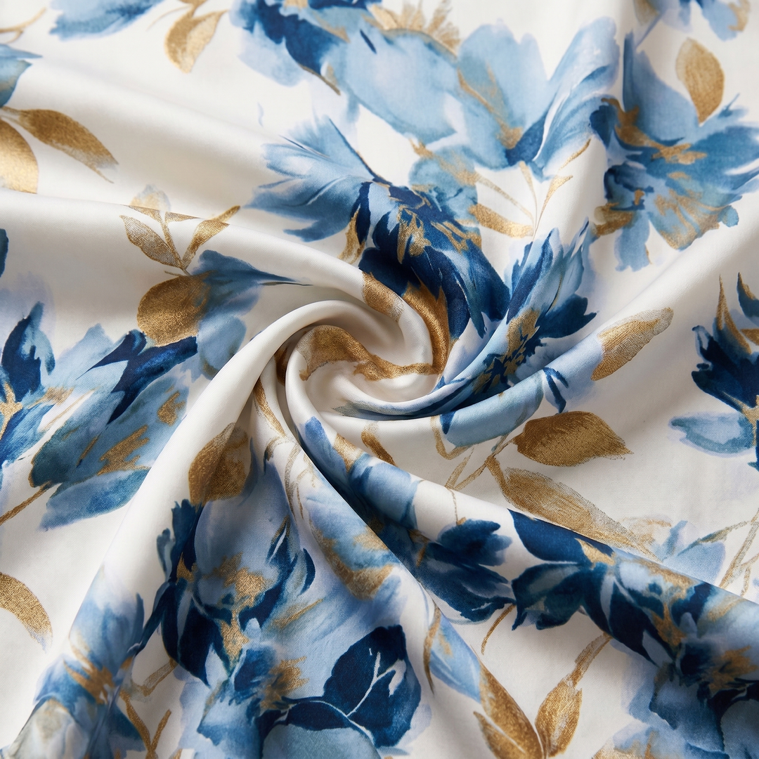 Elena | Robe Midi Portefeuille à Fleurs