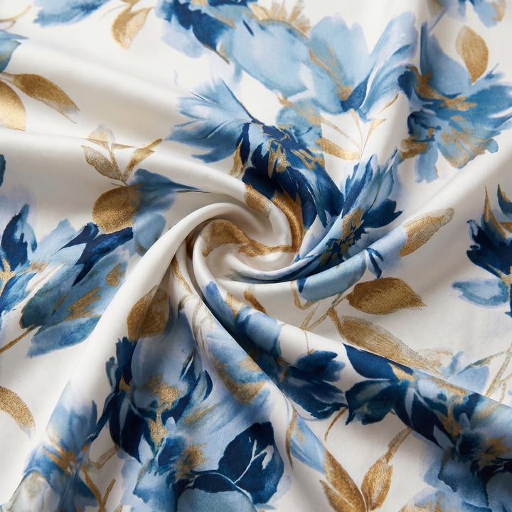 Elena | Robe Midi Portefeuille à Fleurs