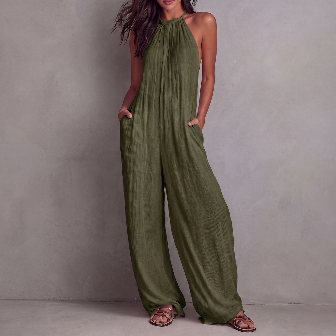Nivada™ | Elegant Pleated Jumpsuit