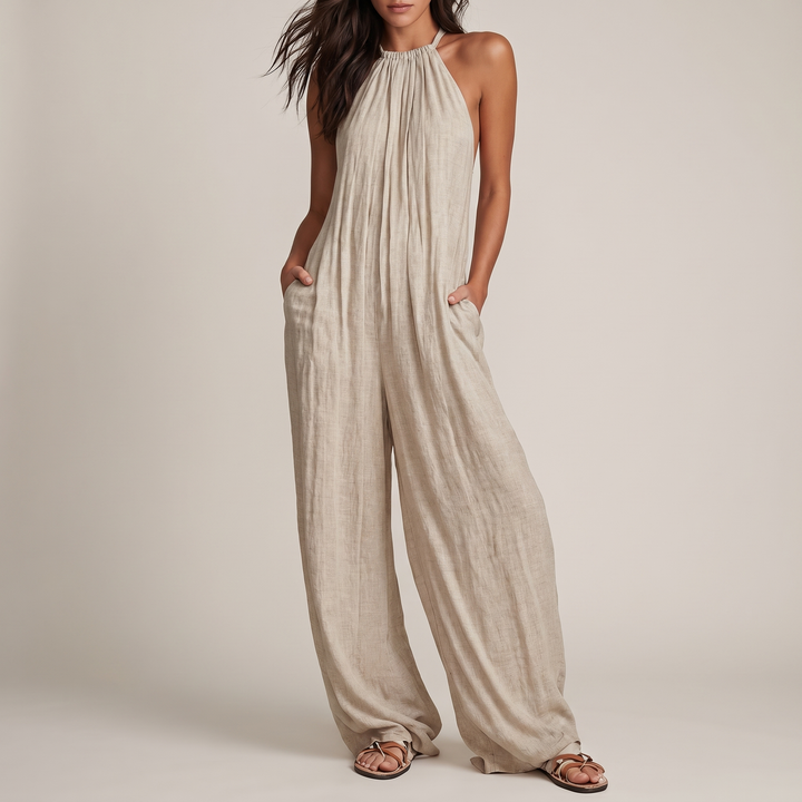 Nivada™ | Elegant Pleated Jumpsuit