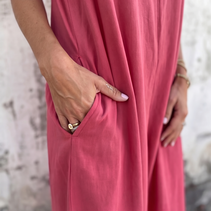 Aria™ | Casual Linen Jumpsuit