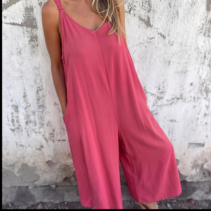 Aria™ | Casual Linen Jumpsuit
