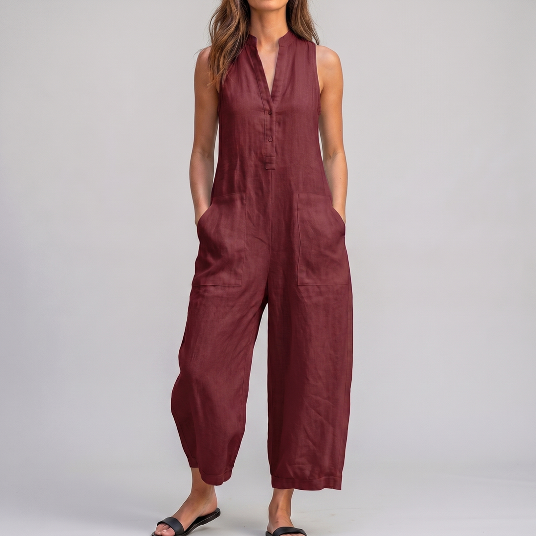 AirJump™ | Women's Sleeveless Wide-Leg Jumpsuit