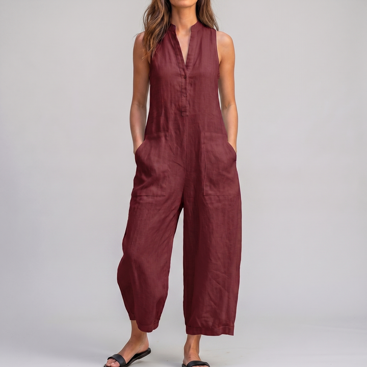 AirJump™ | Women's Sleeveless Wide-Leg Jumpsuit