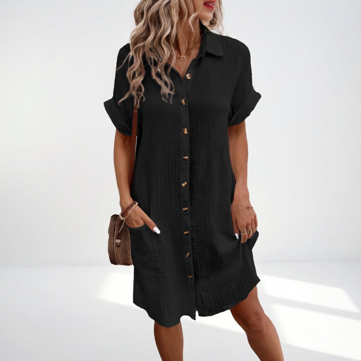 Béatrice™ — Elegant and Easy-to-Wear Shirt Dress