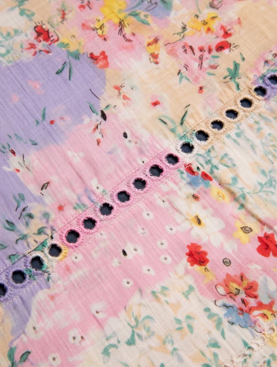 Lysiane™ — Fluid Floral Dress with Summer Charm