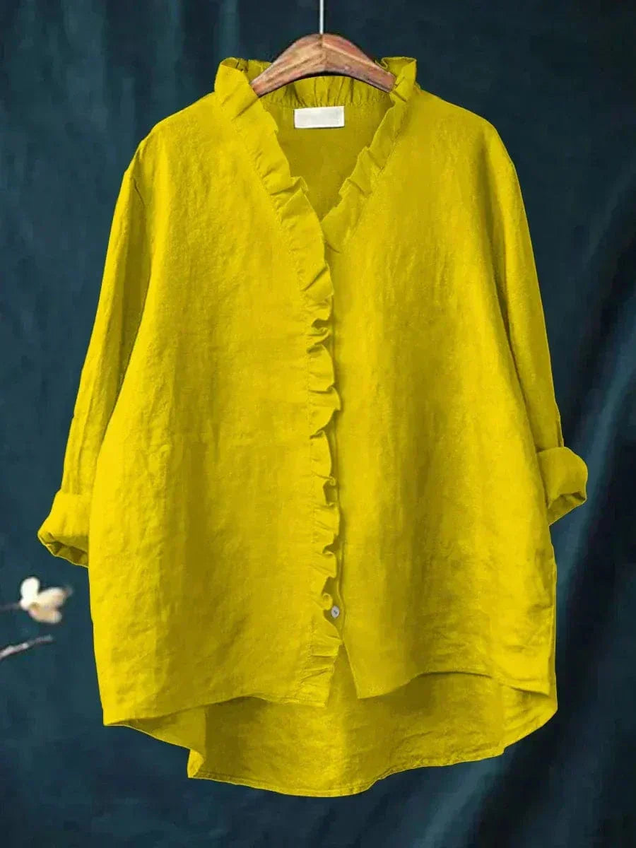 Célestine | Blouse Volants Délicate