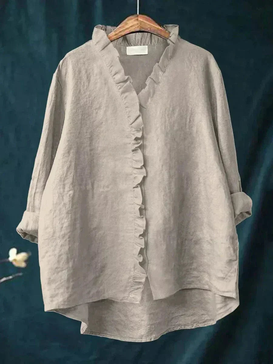 Célestine | Blouse Volants Délicate