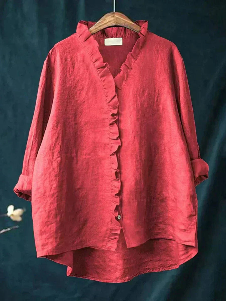 Célestine | Blouse Volants Délicate