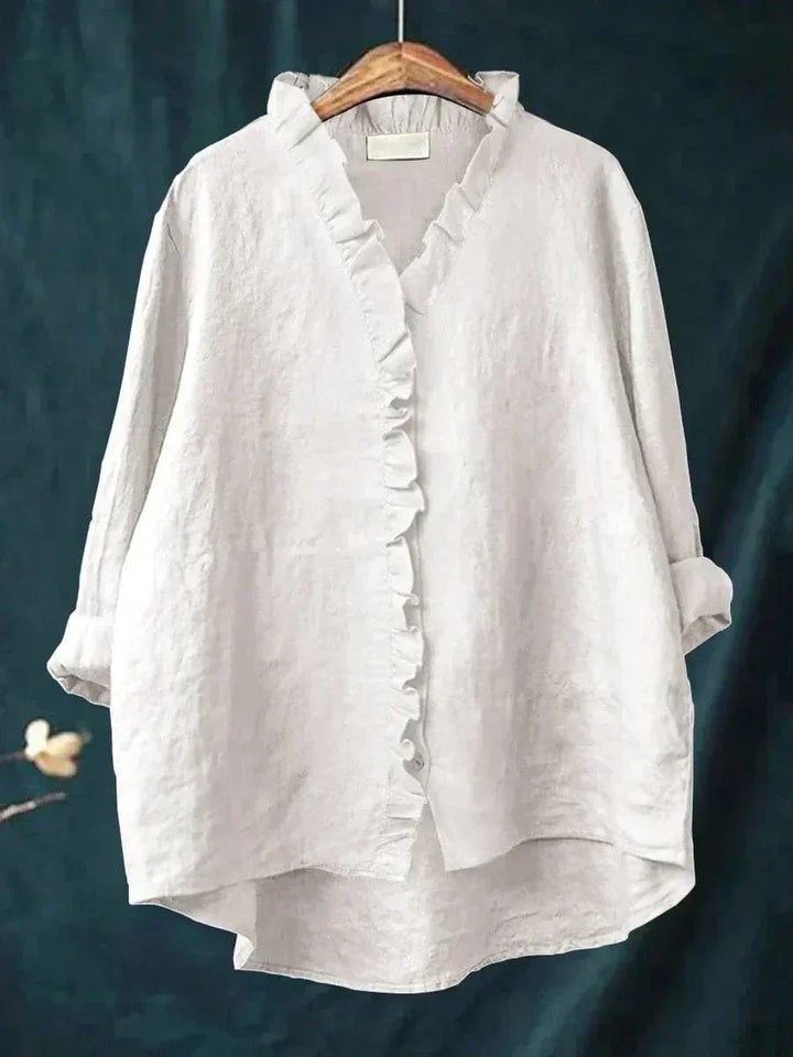 Célestine | Blouse Volants Délicate