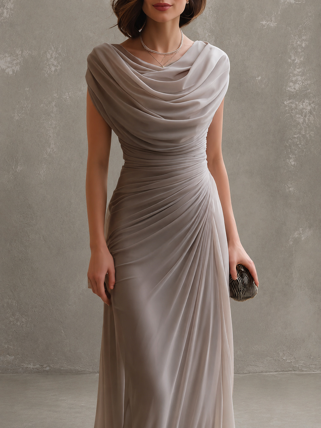 Jenna | Robe Longue Drapée