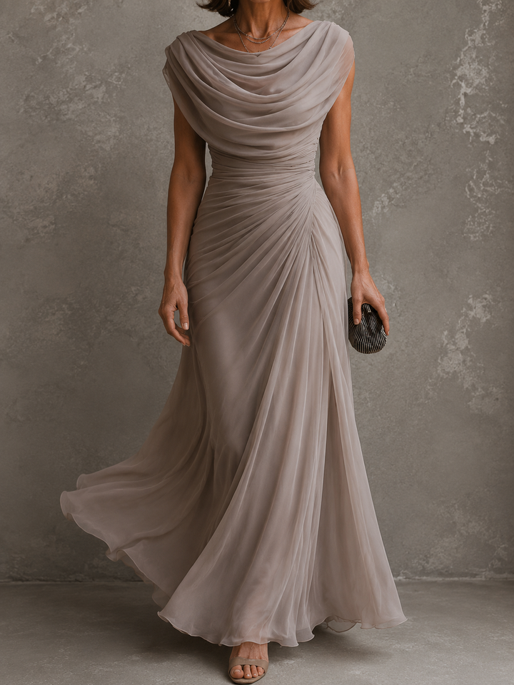 Jenna | Robe Longue Drapée