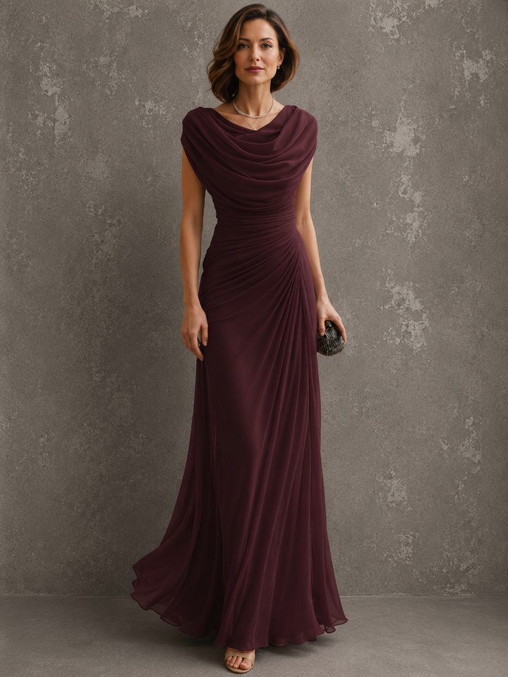 Jenna | Robe Longue Drapée