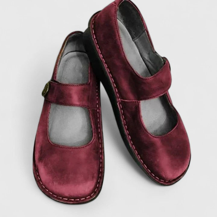 Lisa - Orthopedic Leather Mary Jane Shoes
