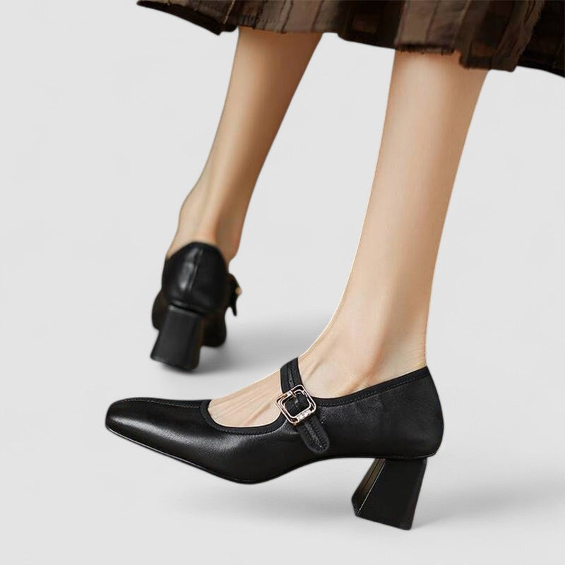 Sophia -  Orthopedic Leather Mary Jane Shoes