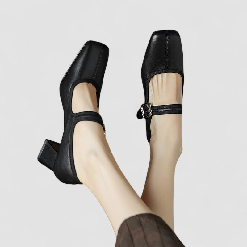 Sophia -  Orthopedic Leather Mary Jane Shoes