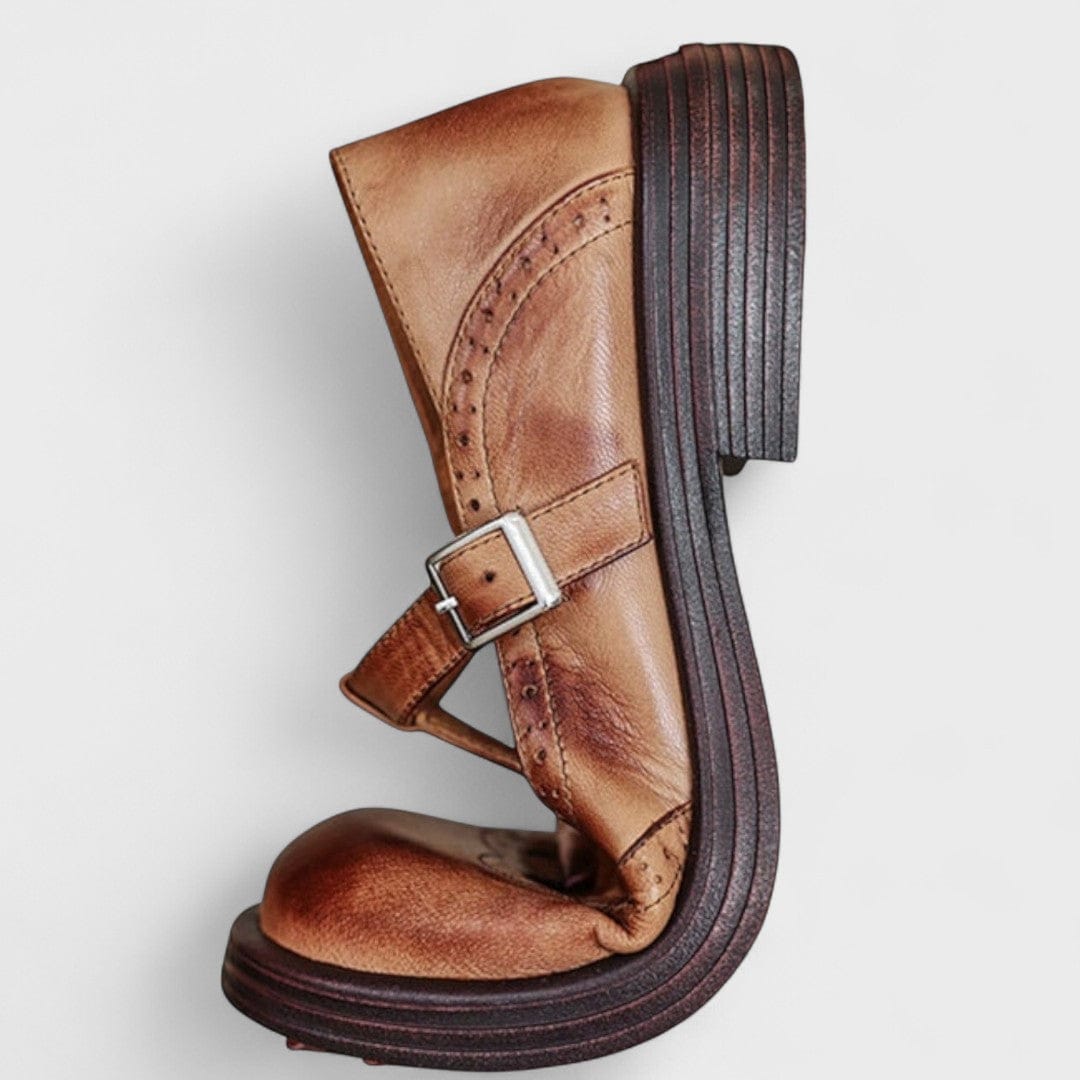 Elisa - Elegance and Comfort of Leather Heels