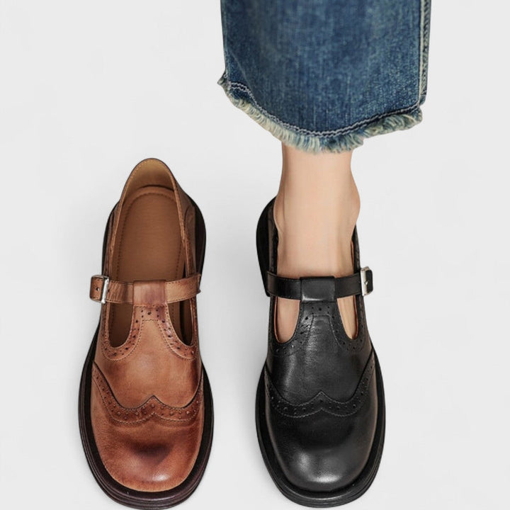 Elisa - Elegance and Comfort of Leather Heels