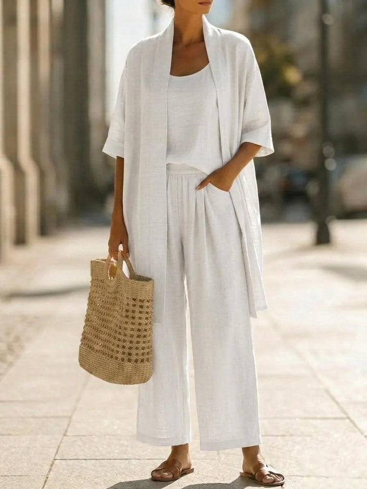 Light, Breathable & Elegant 3-Piece Minimalist Set