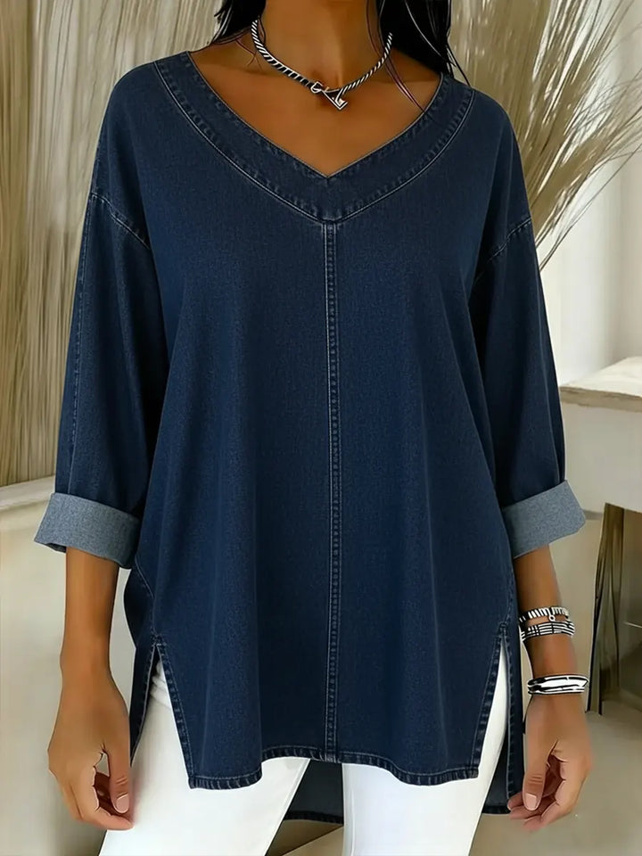 Lucy | Stylish Denim Top