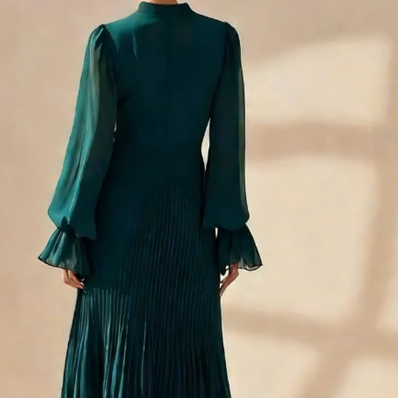 Anna – Pleated Midi Dress