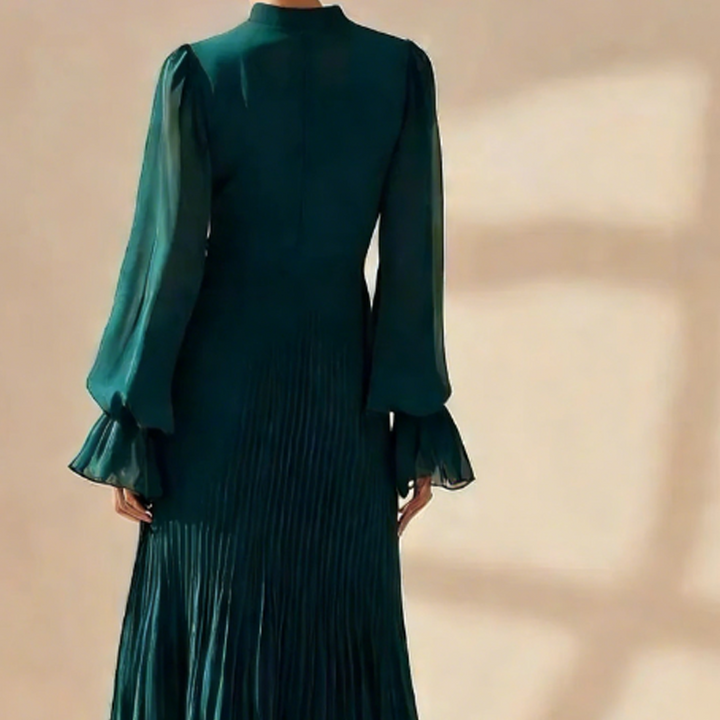 Anna – Pleated Midi Dress