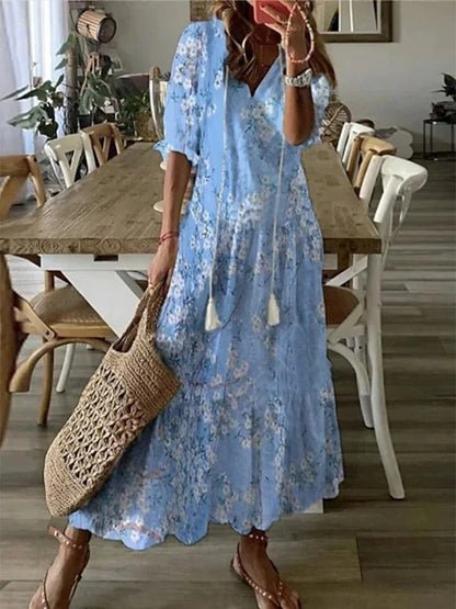 Luna | Robe bohème facile à porter à la coupe flatteuse