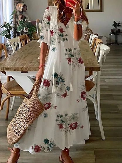 Luna | Robe bohème facile à porter à la coupe flatteuse