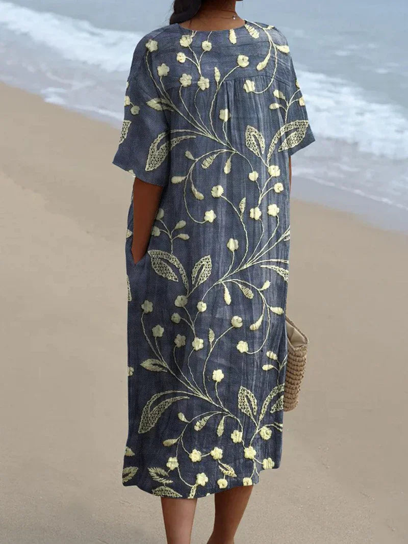 Eleanor | Comfortable Floral Maxi Summer Dress
