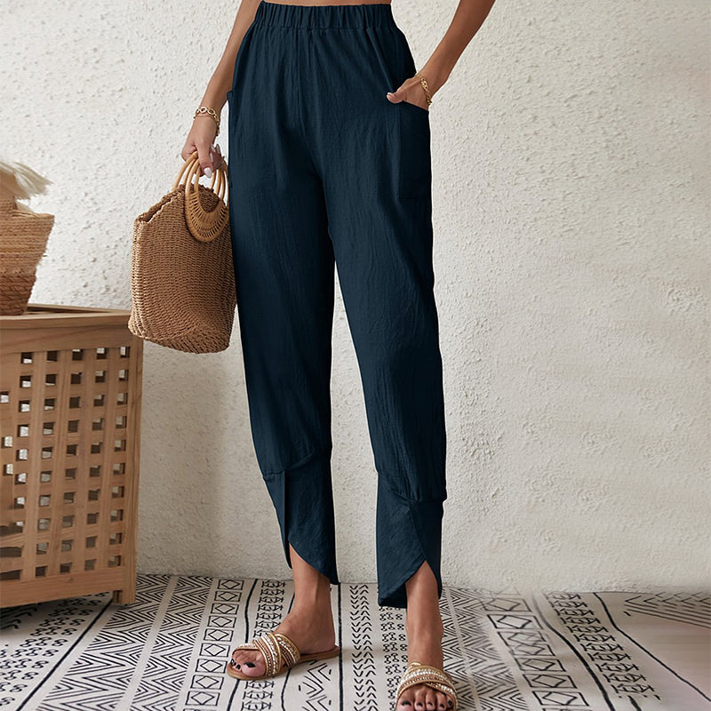 Essari - Pantalon avec Ourlet Brut